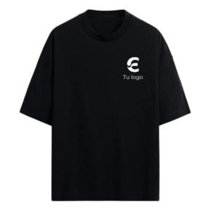 Remera overzise 100% algodón peinado + tu logo